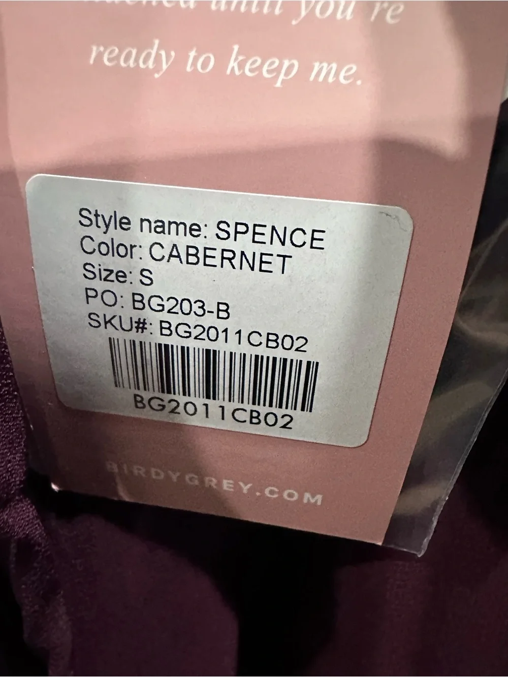 Birdy Grey SPENCE CONVERTIBLE DRESS CHIFFON CABERNET SMALL NEW NWT BRIDESMAID